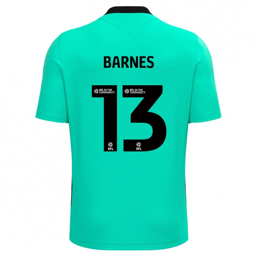 Danxen Criança Callum Barnes #13 Turquesa Camisola Guarda-Redes 2025/26 Camisa