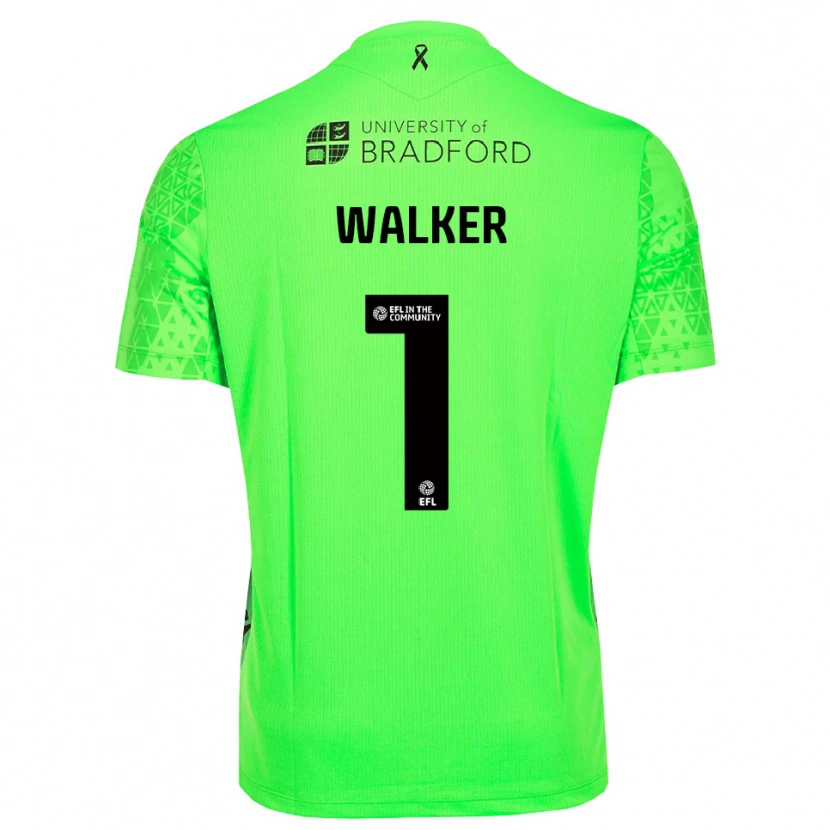 Danxen Criança Sam Walker #1 Verde Primavera Camisola Guarda-Redes 2025/26 Camisa