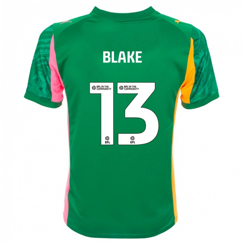 Danxen Criança Billy Blake #13 Branco Verde Rosa Camisola Guarda-Redes 2025/26 Camisa