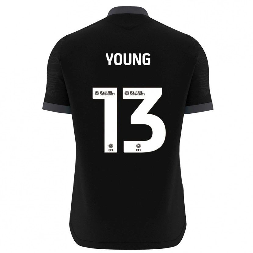 Danxen Criança Brad Young #13 Preto Branco Camisola Guarda-Redes 2025/26 Camisa