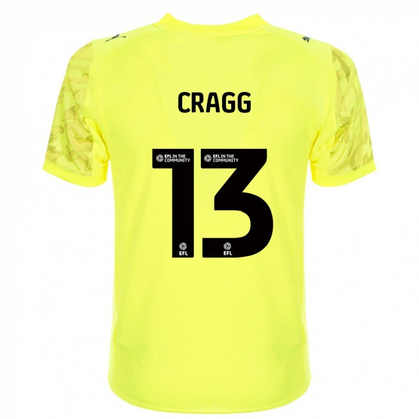 Danxen Criança Rio Cragg #13 Preto Amarelo Camisola Guarda-Redes 2025/26 Camisa