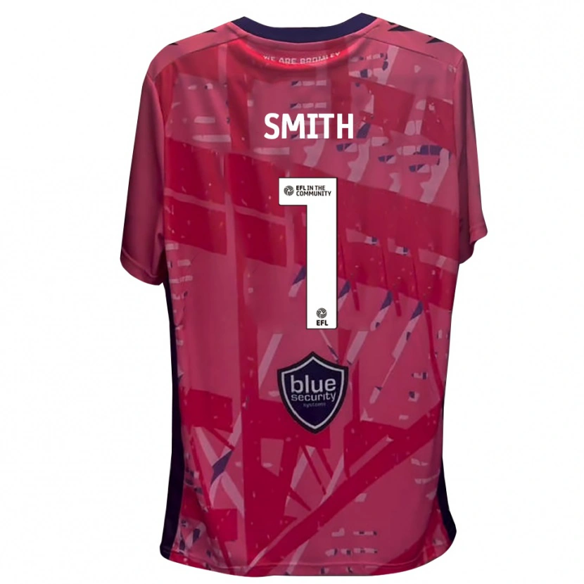 Danxen Criança Grant Smith #1 Branco Rosa Camisola Guarda-Redes 2025/26 Camisa