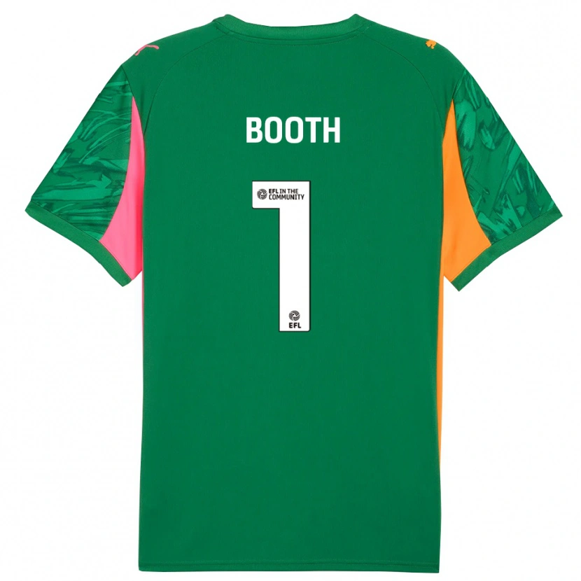 Danxen Criança Tom Booth #1 Laranja Verde Rosa Camisola Guarda-Redes 2025/26 Camisa