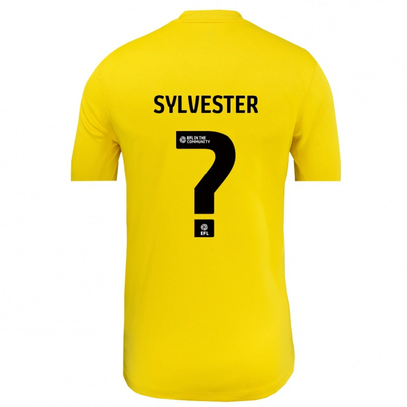 Danxen Criança Georgia Sylvester #0 Preto Amarelo Camisola Guarda-Redes 2025/26 Camisa