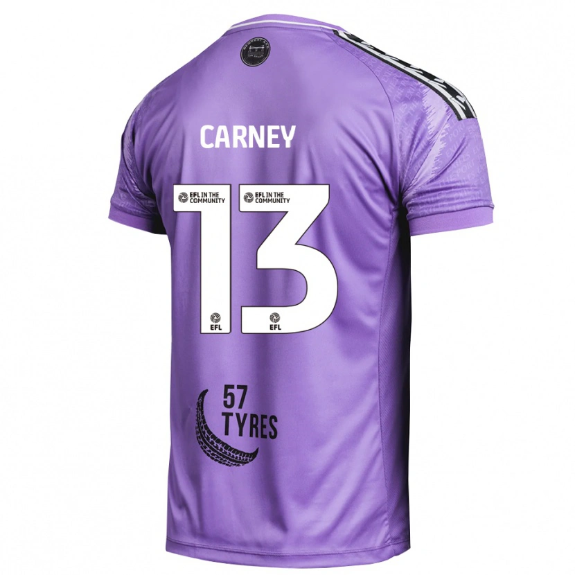 Danxen Criança Jacob Carney #13 Roxo Claro Camisola Guarda-Redes 2025/26 Camisa