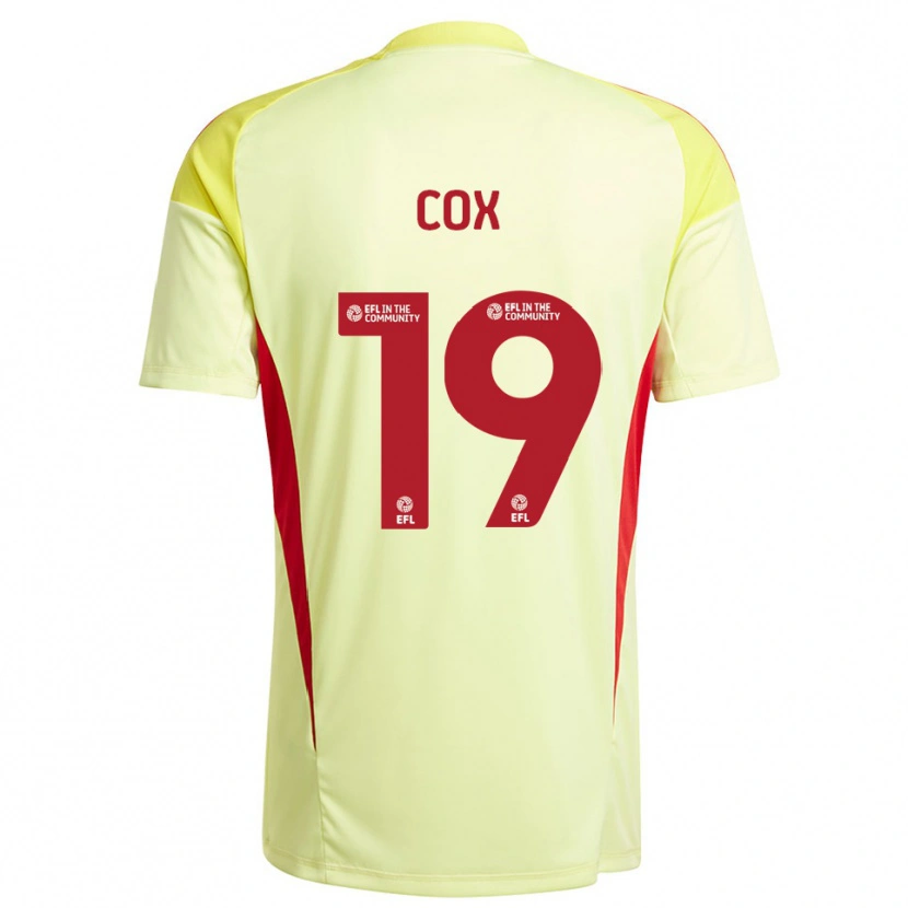 Danxen Criança Hannah Cox #19 Amarelo Pálido Camisola Guarda-Redes 2025/26 Camisa