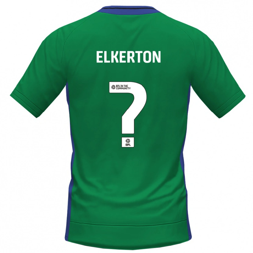 Danxen Criança Ava Elkerton #0 Azul Verde Camisola Guarda-Redes 2025/26 Camisa