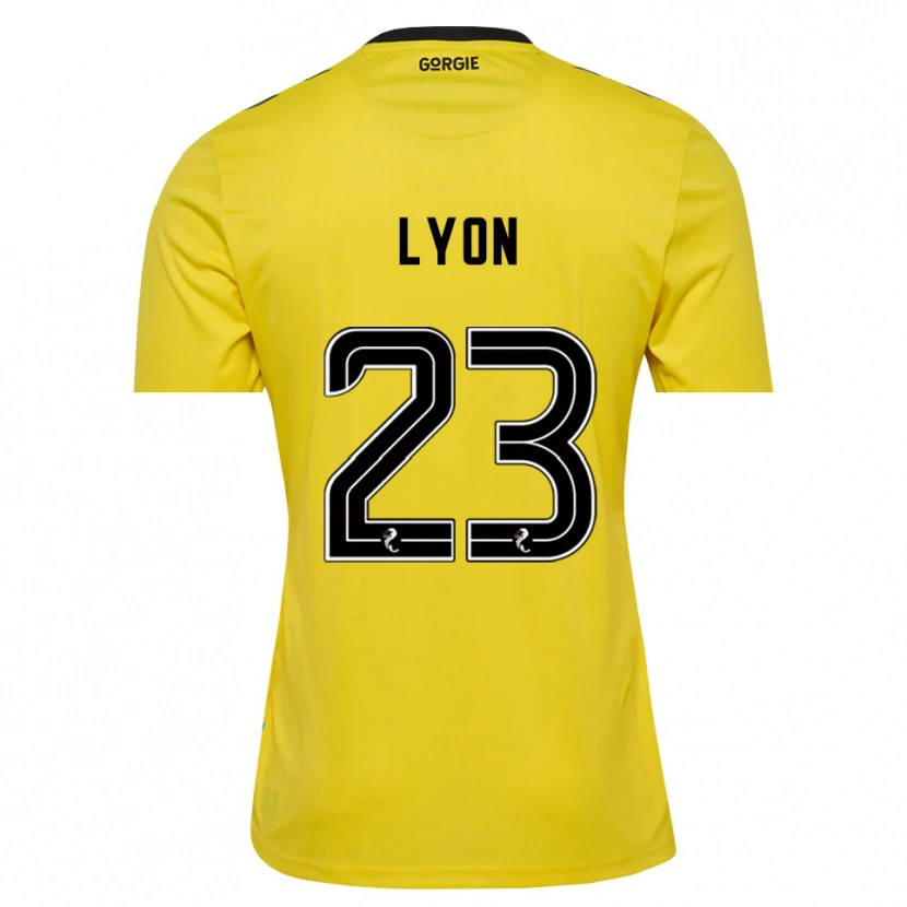 Danxen Criança Jack Lyon #23 Preto Vermelho Amarelo Camisola Guarda-Redes 2025/26 Camisa