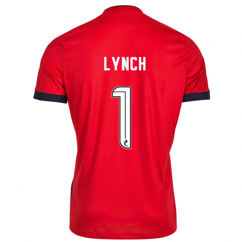 Danxen Criança Ruaridh Lynch #1 Branco Vermelho Camisola Guarda-Redes 2025/26 Camisa