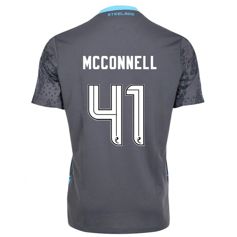 Danxen Criança Jack McConnell #41 Branco Cinza Camisola Guarda-Redes 2025/26 Camisa
