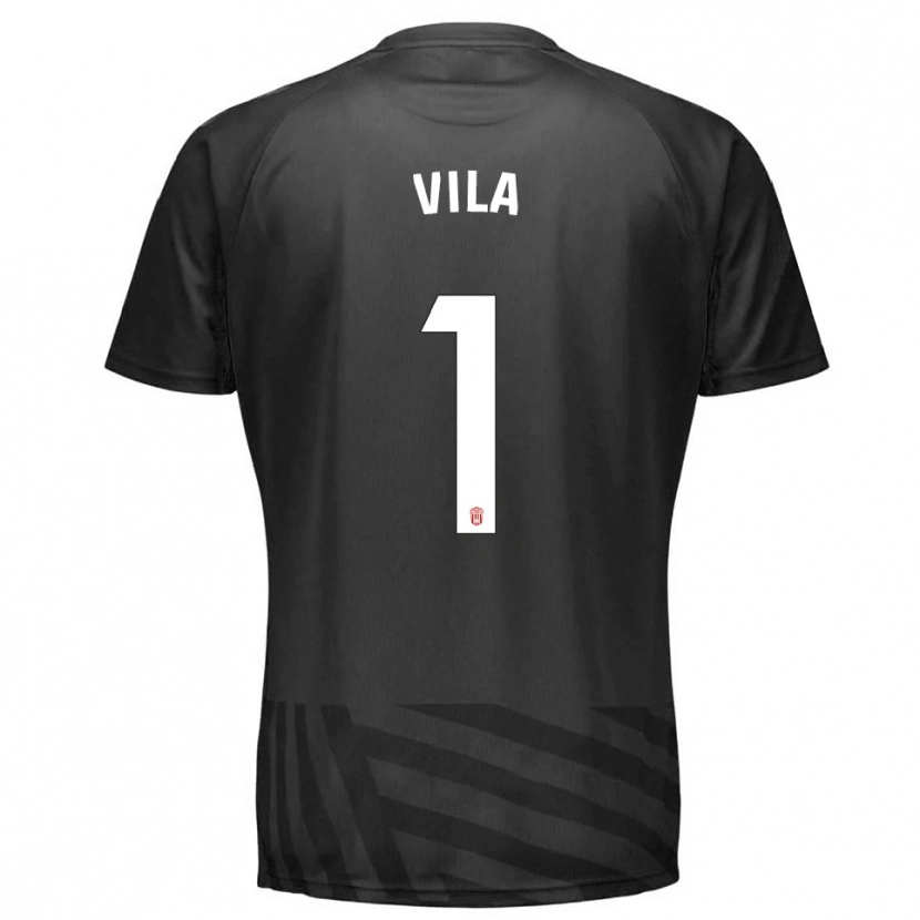 Danxen Criança Ramón Vila #1 Cinza Preto Camisola Guarda-Redes 2025/26 Camisa