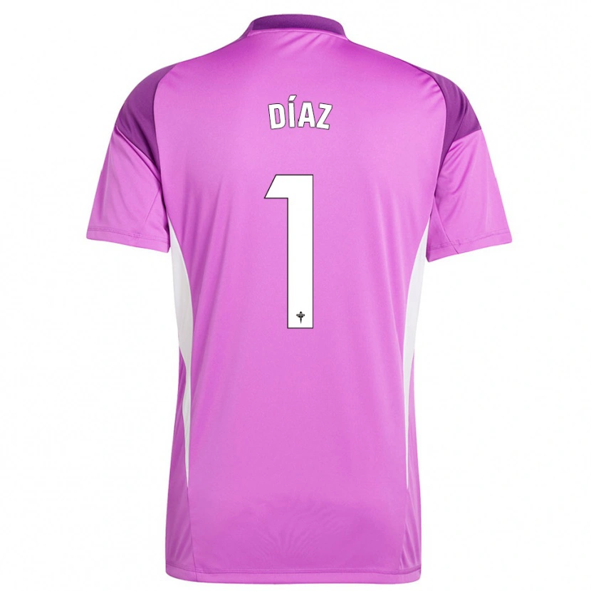 Danxen Criança Lucas Díaz #1 Roxo Branco Camisola Guarda-Redes 2025/26 Camisa