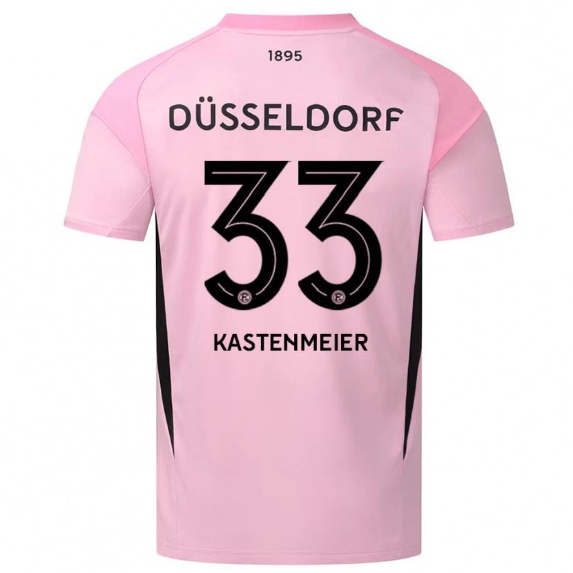 Danxen Criança Florian Kastenmeier #33 Rosa Preto Camisola Guarda-Redes 2025/26 Camisa