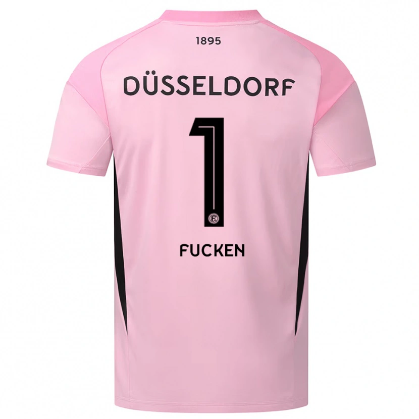 Danxen Criança Kilian Fucken #1 Rosa Preto Camisola Guarda-Redes 2025/26 Camisa