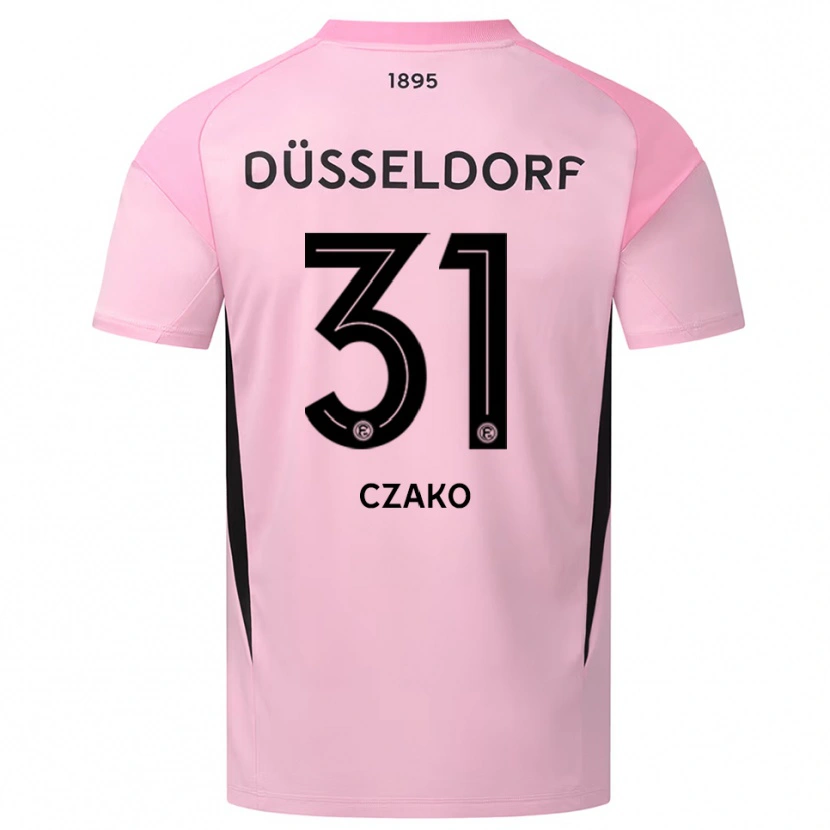 Danxen Criança Milán Czakó #31 Rosa Preto Camisola Guarda-Redes 2025/26 Camisa