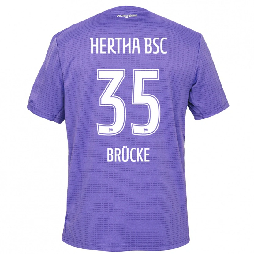 Danxen Criança Marius Gersbeck #35 Roxo Branco Camisola Guarda-Redes 2025/26 Camisa