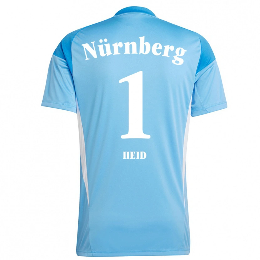 Danxen Criança Noah Heid #1 Azul Celeste Branco Camisola Guarda-Redes 2025/26 Camisa