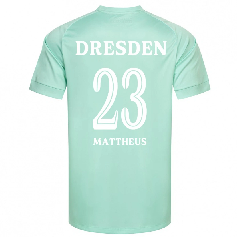 Danxen Criança Paul Mattheus #23 Verde Claro Branco Camisola Guarda-Redes 2025/26 Camisa