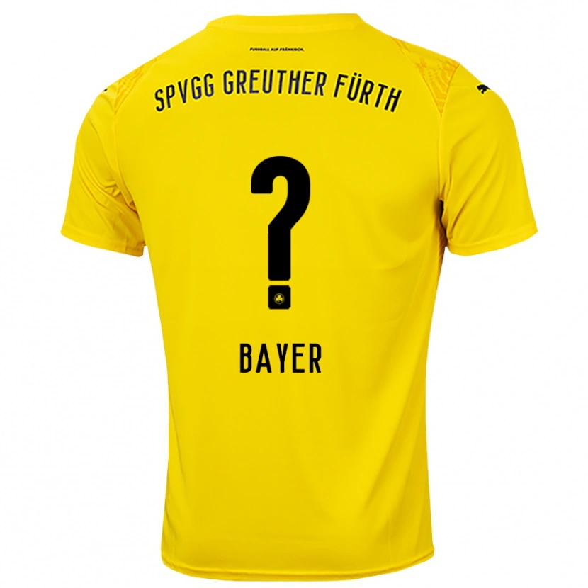 Danxen Criança Lisa Bayer #0 Amarelo Preto Camisola Guarda-Redes 2025/26 Camisa