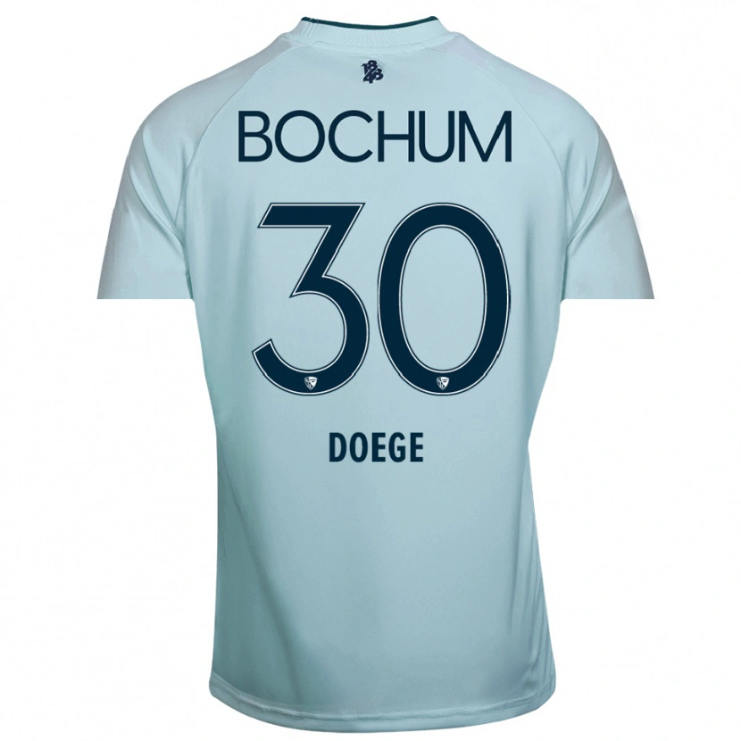 Danxen Criança Leonie Doege #30 Ciano-Azul Camisola Guarda-Redes 2025/26 Camisa