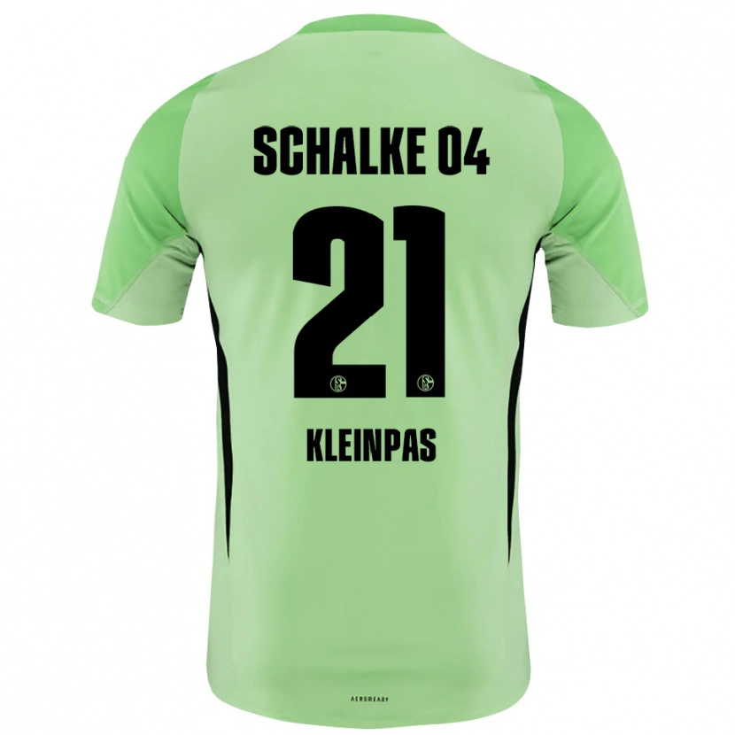 Danxen Criança Sophie Kleinpas #21 Verde Claro Preto Camisola Guarda-Redes 2025/26 Camisa