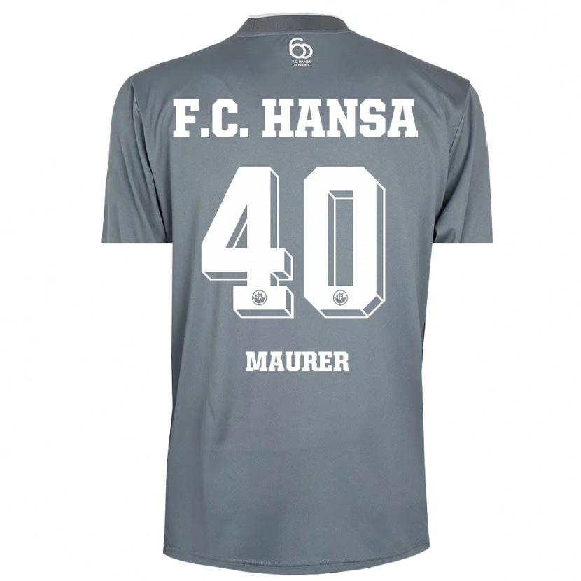 Danxen Criança Erik Maurer #40 Cinza Claro Branco Camisola Guarda-Redes 2025/26 Camisa