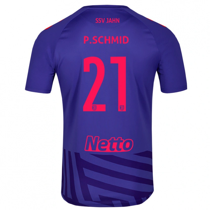 Danxen Criança Paul Schmid #21 Azul Real Vermelho Camisola Guarda-Redes 2025/26 Camisa