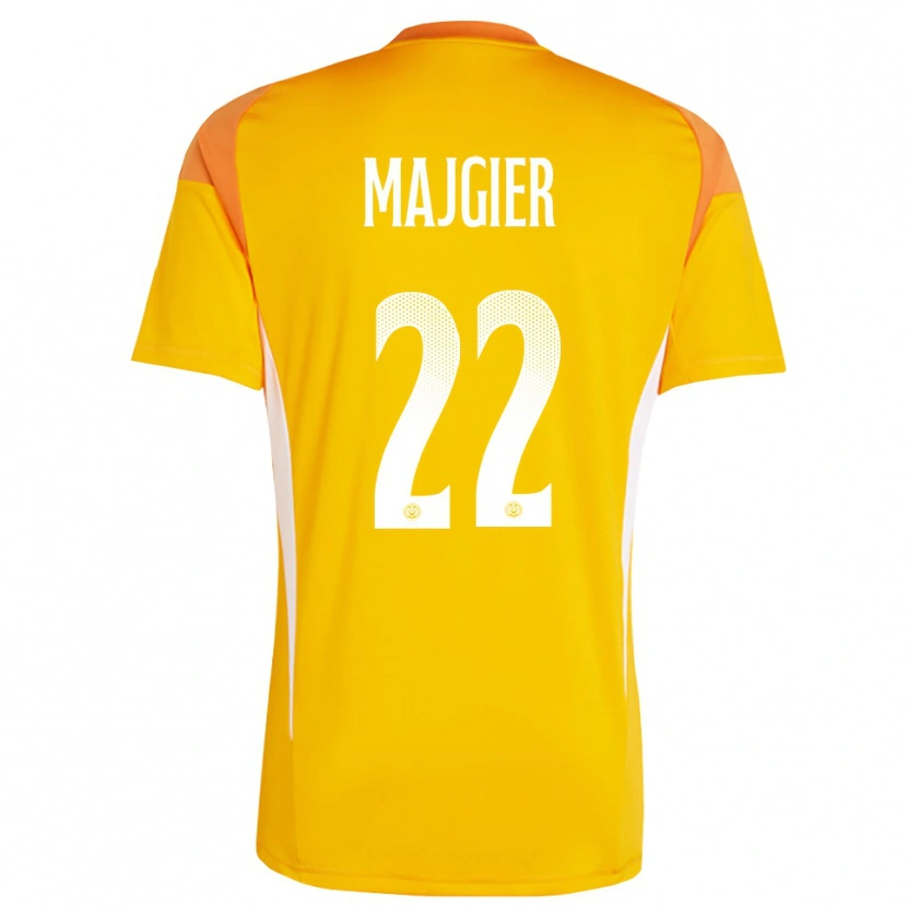 Danxen Criança Philipp Majgier #22 Laranja Branco Camisola Guarda-Redes 2025/26 Camisa
