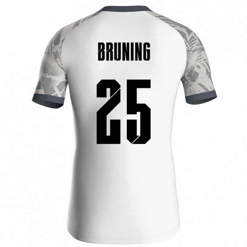 Danxen Criança Malte Brüning #25 Cinza Branco Camisola Guarda-Redes 2025/26 Camisa