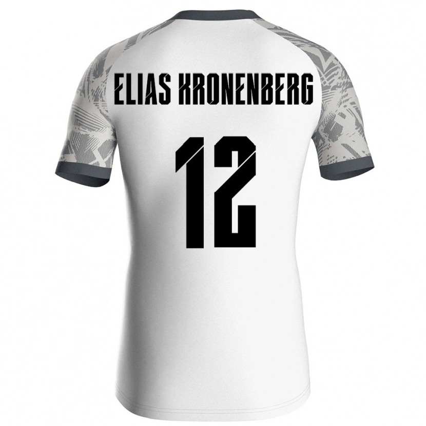 Danxen Criança Sebastian Elias Kronenberg #12 Cinza Branco Camisola Guarda-Redes 2025/26 Camisa