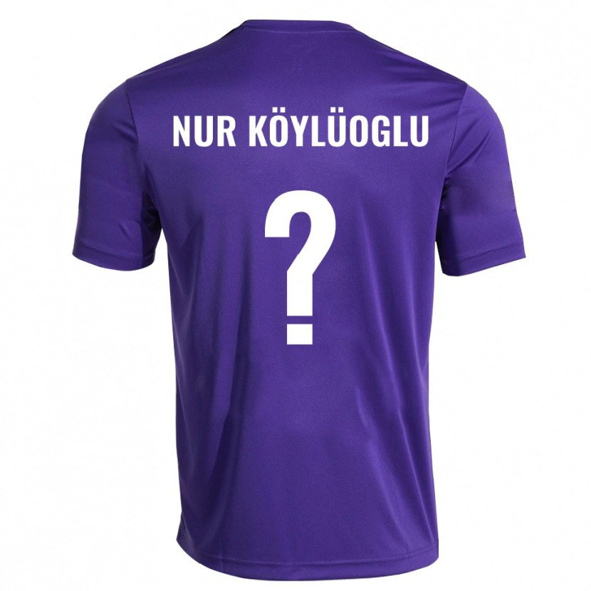 Danxen Criança Zehra Nur Köylüoglu #0 Roxo Branco Camisola Guarda-Redes 2025/26 Camisa