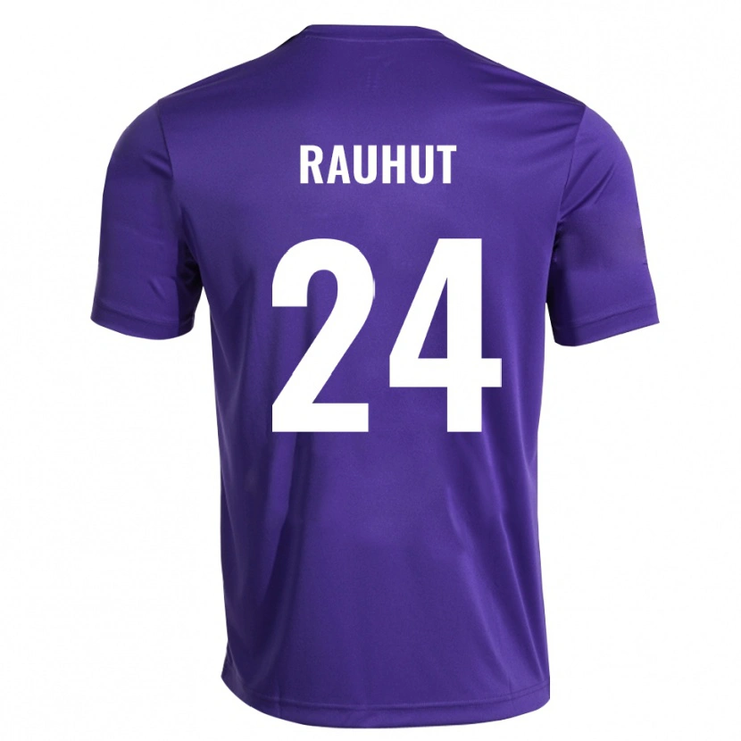 Danxen Criança Kevin Rauhut #24 Roxo Branco Camisola Guarda-Redes 2025/26 Camisa