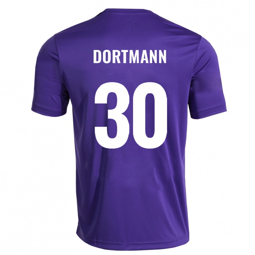 Danxen Criança Niklas Dortmann #30 Roxo Branco Camisola Guarda-Redes 2025/26 Camisa