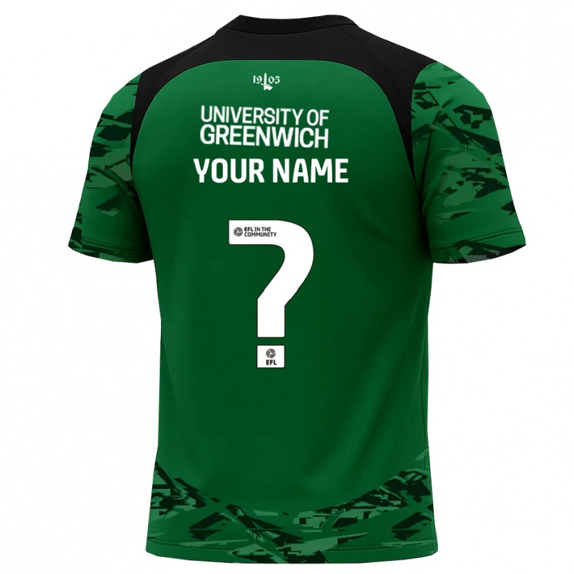 Danxen Criança Charlton Athletic Verde Preto Camisola Guarda-Redes 2025/26 Camisa