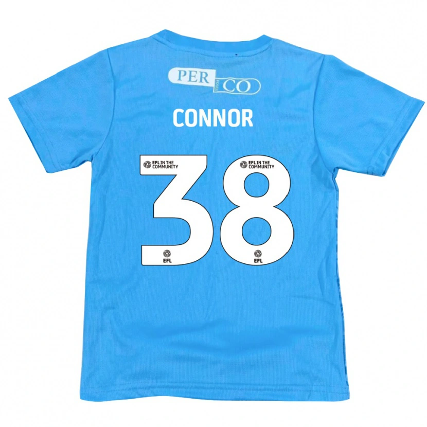 Danxen Criança Shea Connor #38 Azul Branco Camisola Guarda-Redes 2025/26 Camisa