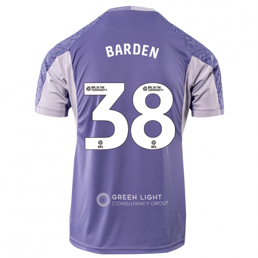 Danxen Criança Daniel Barden #38 Roxo Claro Camisola Guarda-Redes 2025/26 Camisa