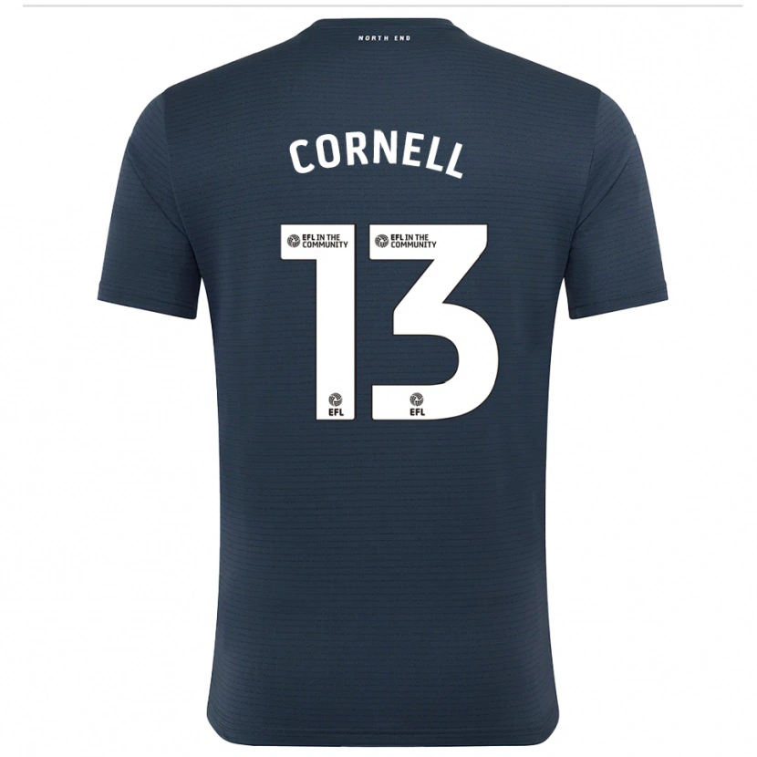 Danxen Criança David Cornell #13 Preto Branco Camisola Guarda-Redes 2025/26 Camisa