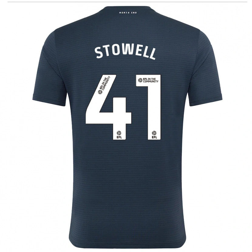 Danxen Criança Li-Bau Stowell #41 Preto Branco Camisola Guarda-Redes 2025/26 Camisa
