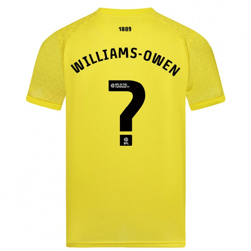 Danxen Criança Brooke Williams-Owen #0 Amarelo Preto Camisola Guarda-Redes 2025/26 Camisa