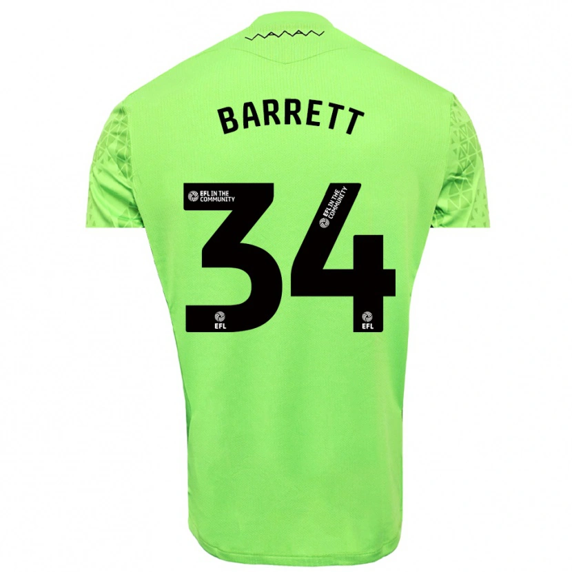 Danxen Criança Killian Barrett #34 Preto Lima Camisola Guarda-Redes 2025/26 Camisa