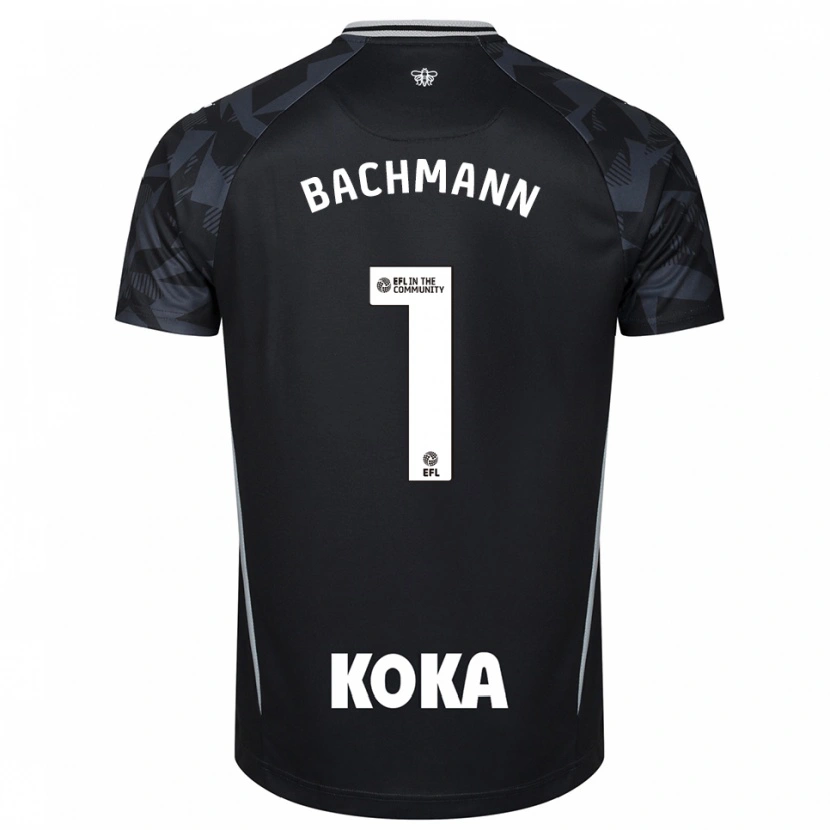 Danxen Criança Daniel Bachmann #1 Azul Preto Camisola Guarda-Redes 2025/26 Camisa