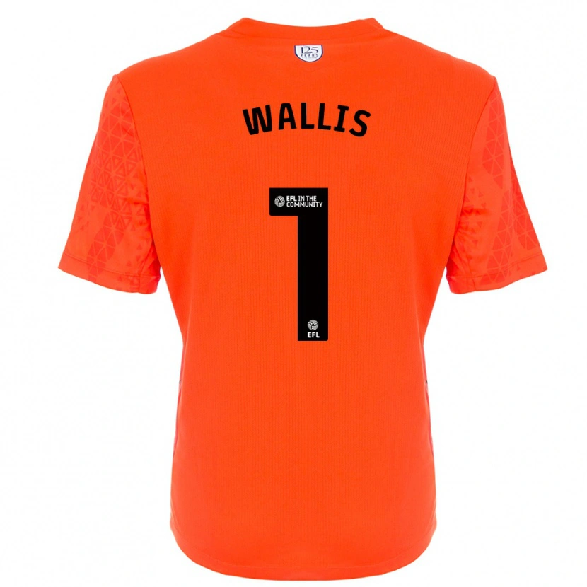 Danxen Criança Joe Wallis #1 Preto Laranja Camisola Guarda-Redes 2025/26 Camisa