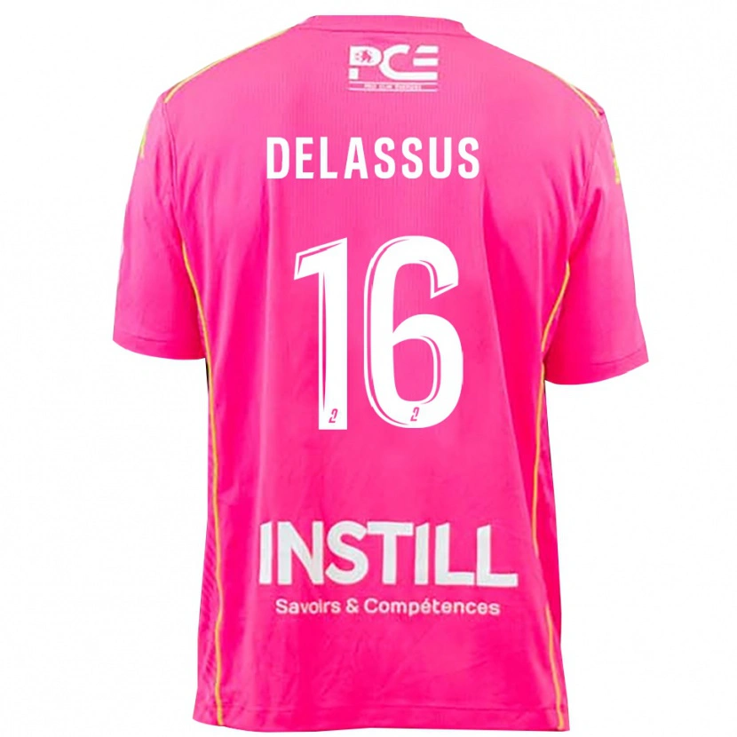 Danxen Criança Gabin Delassus #16 Magenta Camisola Guarda-Redes 2025/26 Camisa