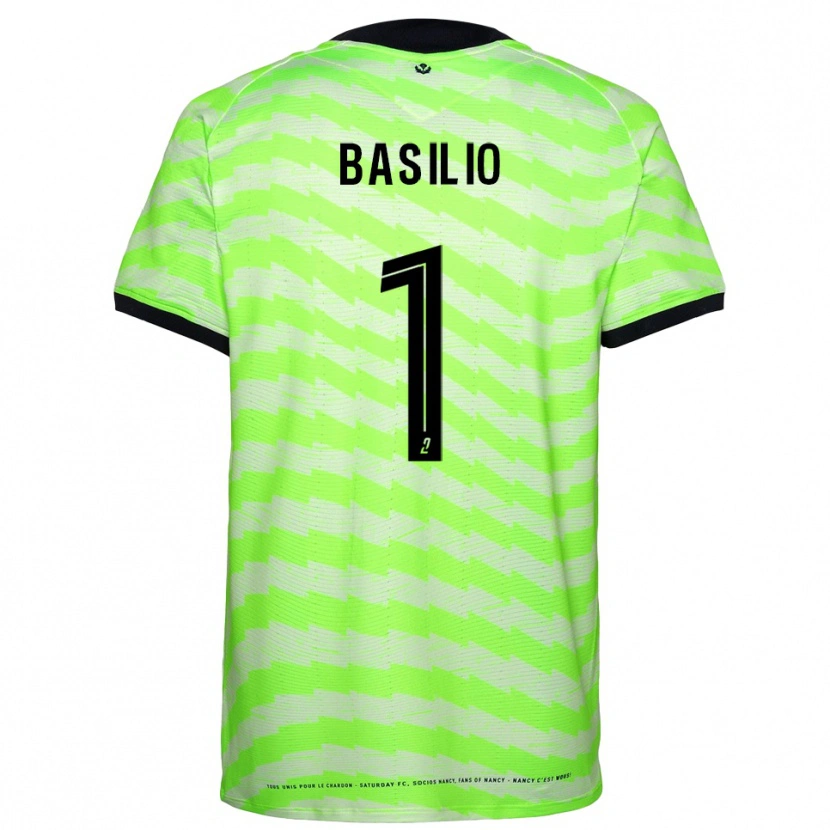 Danxen Criança Enzo Basilio #1 Verde Neon Camisola Guarda-Redes 2025/26 Camisa