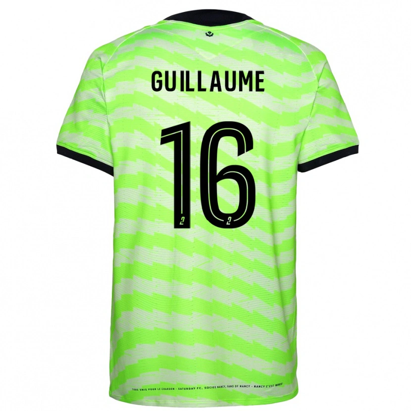 Danxen Criança Théo Guillaume #16 Verde Neon Camisola Guarda-Redes 2025/26 Camisa
