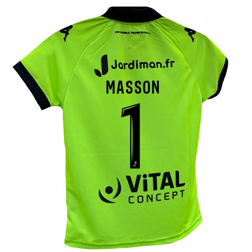Danxen Criança Albert Masson #1 Verde Neon Camisola Guarda-Redes 2025/26 Camisa