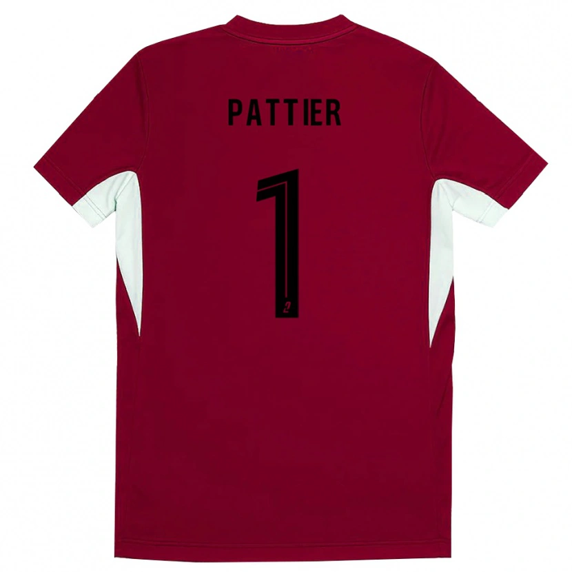 Danxen Criança Maxime Pattier #1 Preto Rde Camisola Guarda-Redes 2025/26 Camisa