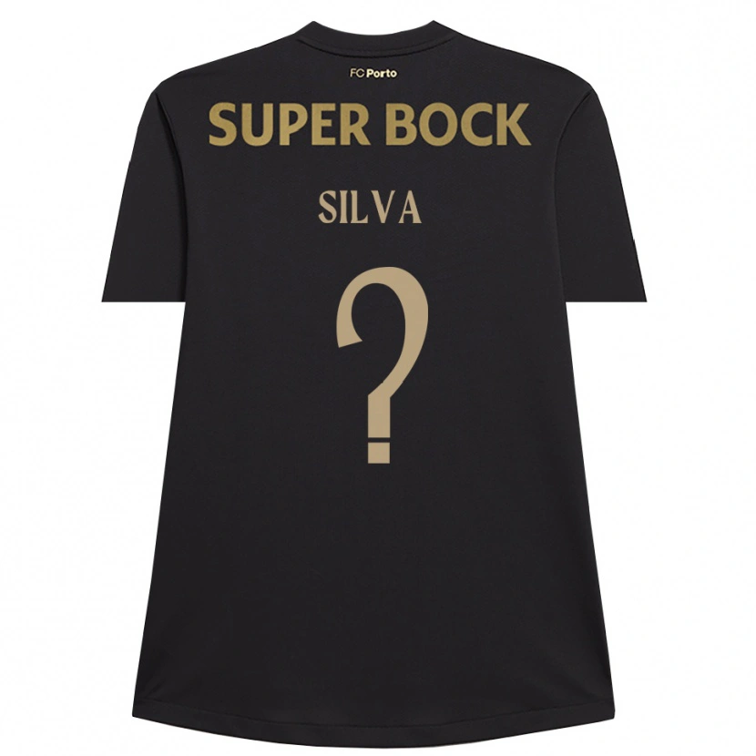 Danxen Criança Gonçalo Silva #0 Preto Marrom Camisola Guarda-Redes 2025/26 Camisa