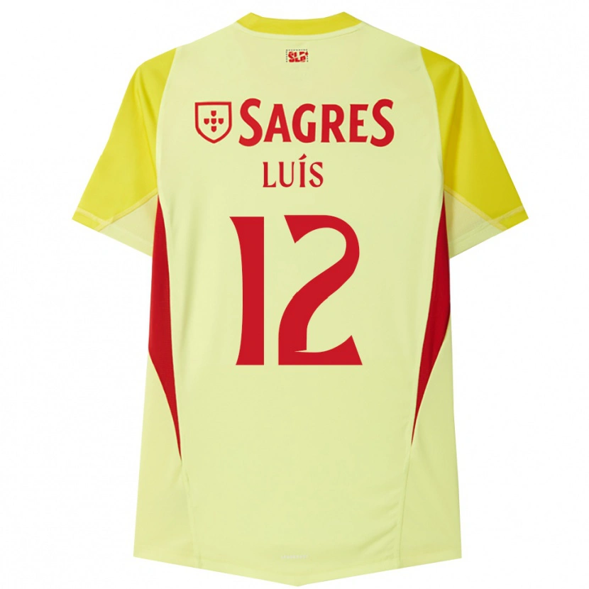 Danxen Criança António Luís #12 Amarelo Vermelho Camisola Guarda-Redes 2025/26 Camisa