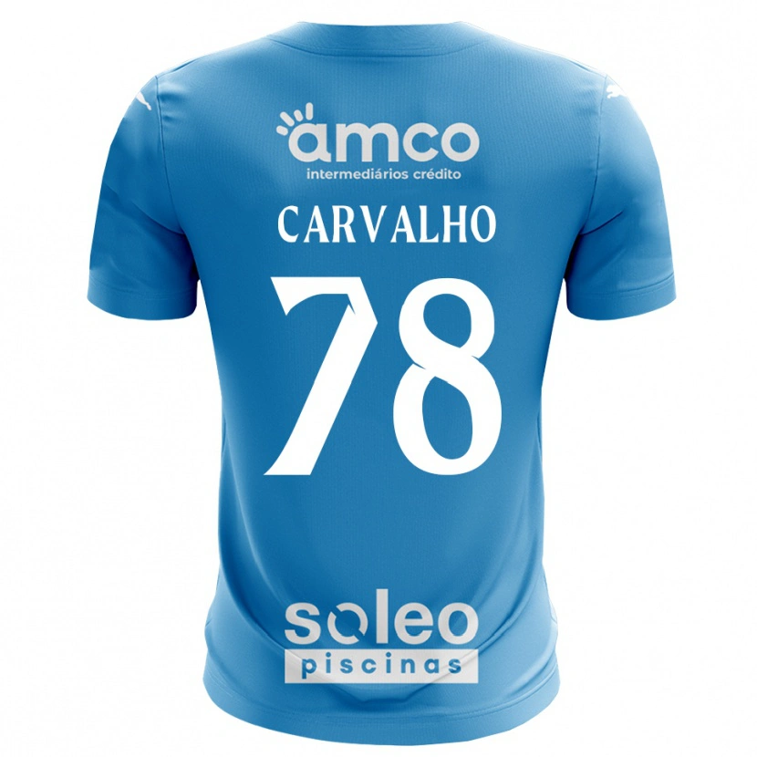 Danxen Criança João Carvalho #78 Azul Branco Camisola Guarda-Redes 2025/26 Camisa